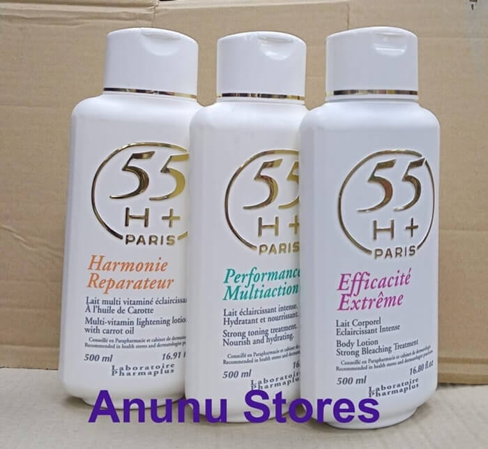 55H+ PARIS Lotions